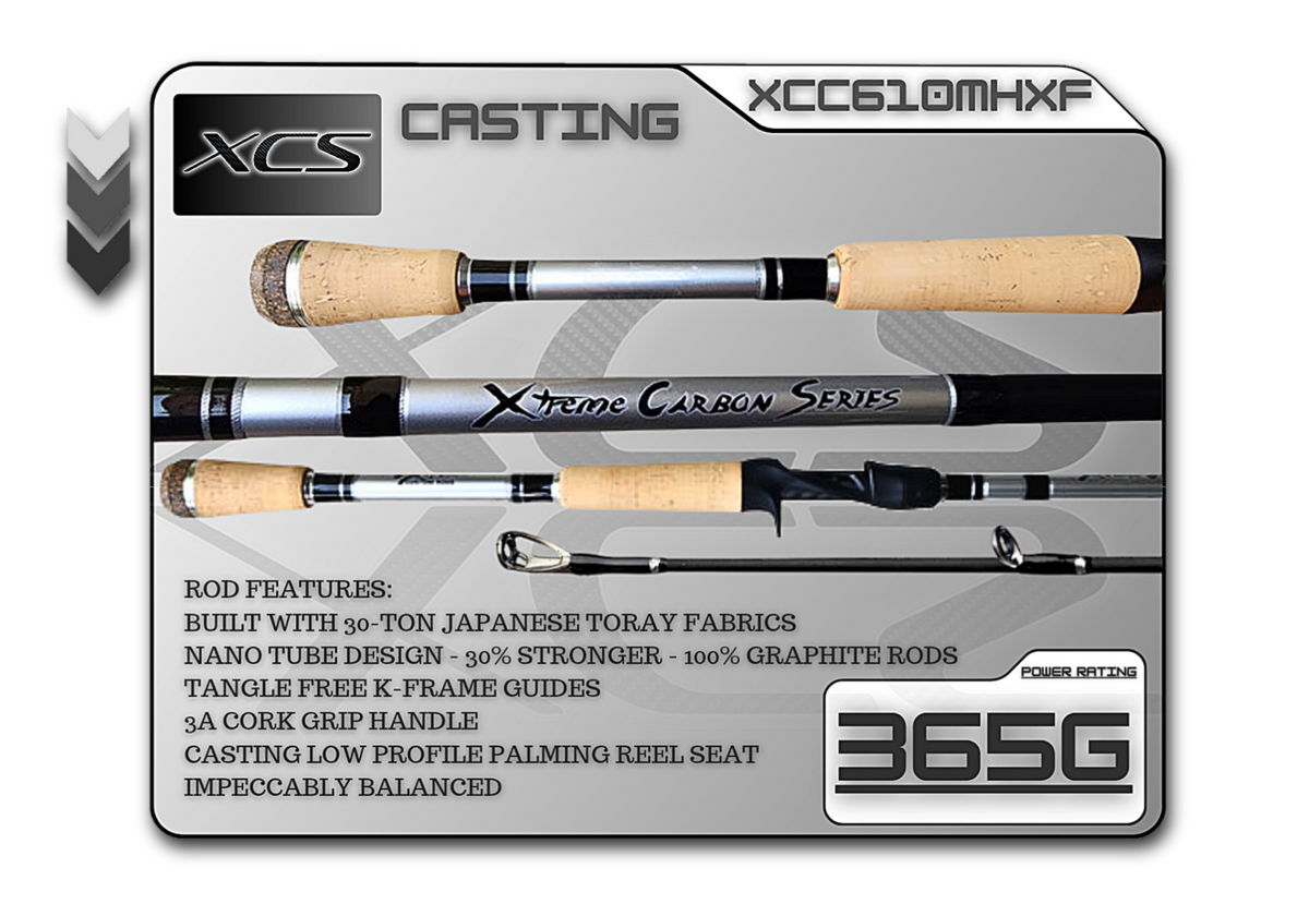 Fish Xtreme 6'10" Medium Heavy Extra-Fast Casting Rod – XCC610MHXF