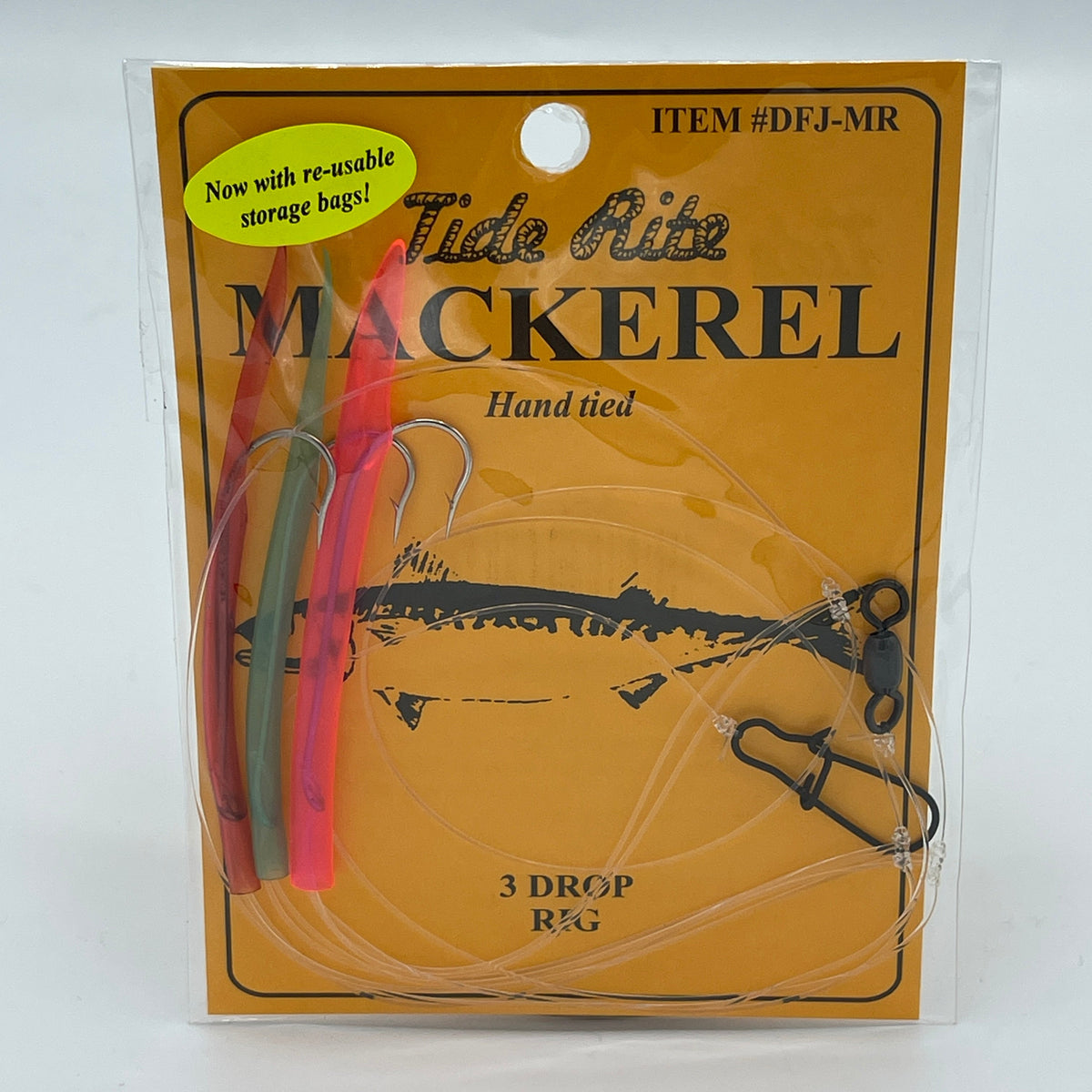 Tide Rite DFJ-MR Mackerel 3-Drop Tube Rig