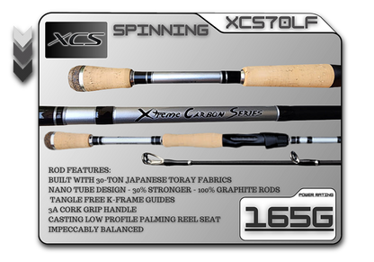 Fish Xtreme 7' Light Fast Spinning Rod – XCS70LF