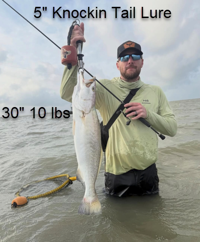 4" Chartreuse With Built-In Tail Rattle