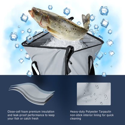 Buffalo Gear 20" Insulated Fish & Bait Cooler Bag