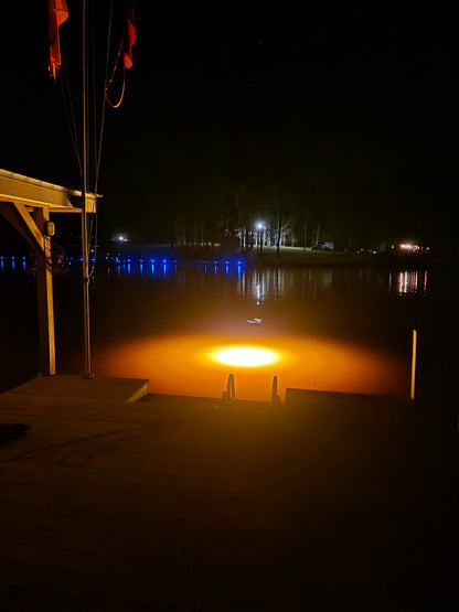HydroGlow SF200WW Warm White Underwater Fishing Light