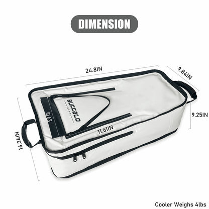 25'' Kayak Fish Cooler Bag with Shoulder Strap