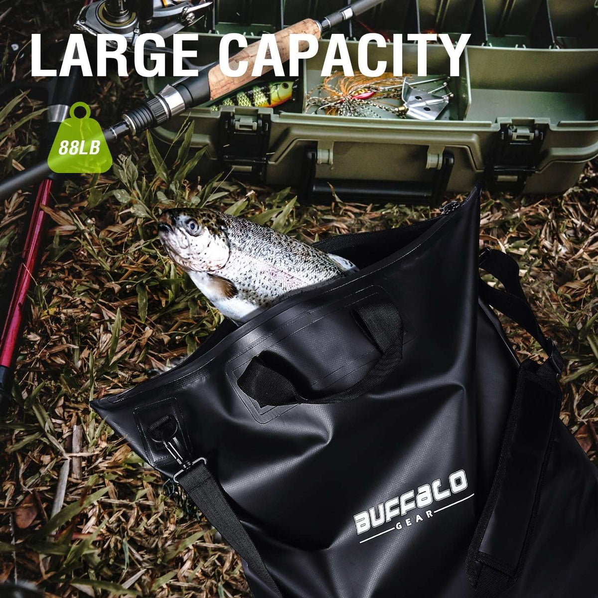 25'' Tournament Weigh in Bag with Separate Mesh Insert