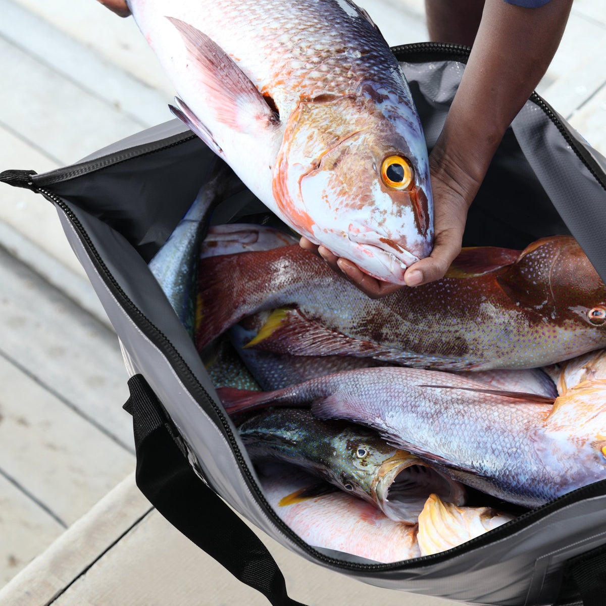 Buffalo Gear 27.5QT Insulated Fish Cooler Bag – Flat Bottom