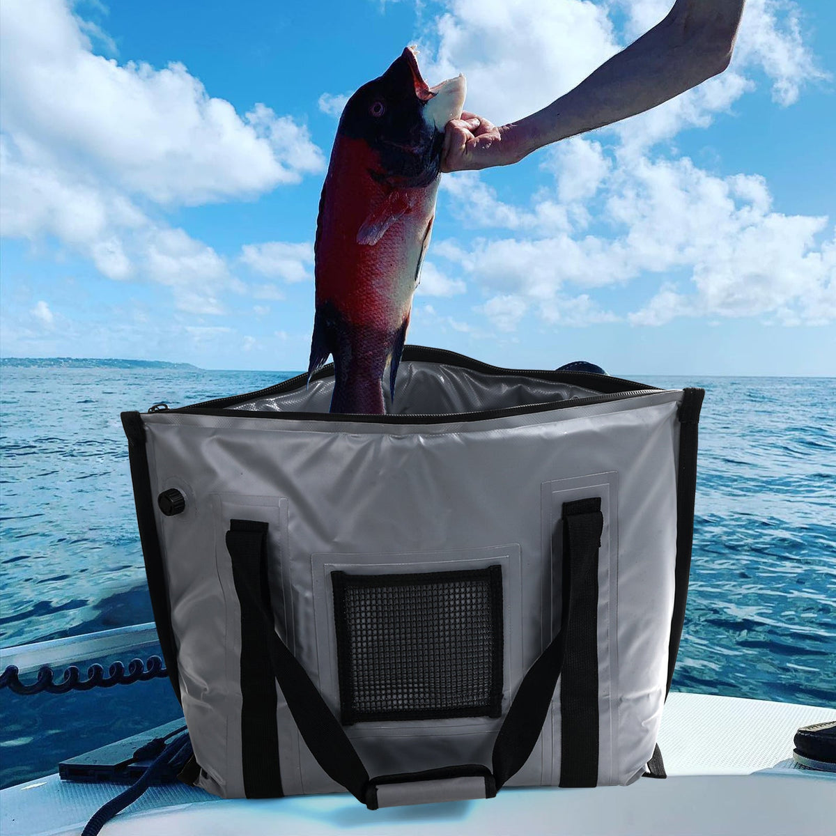 Buffalo Gear 27.5QT Insulated Fish Cooler Bag – Flat Bottom