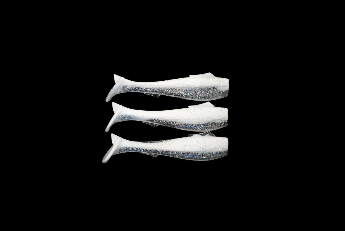 4.5” VIP “White n Silver” Swim Bait (Single Bait)
