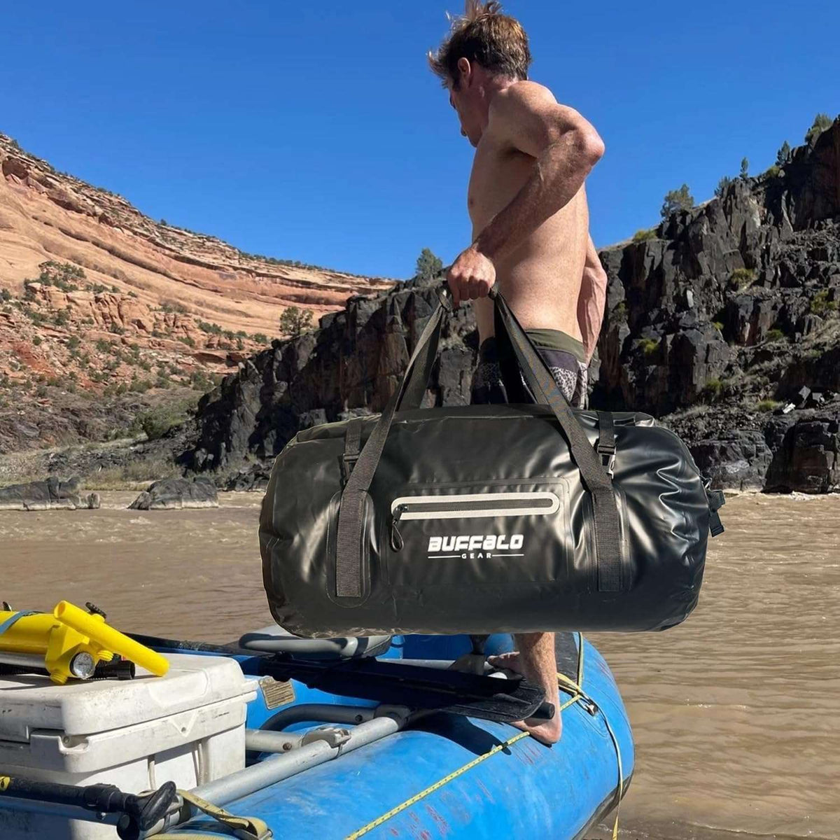 Buffalo Gear 85QT Waterproof Roll-Top Duffel Dry Bag