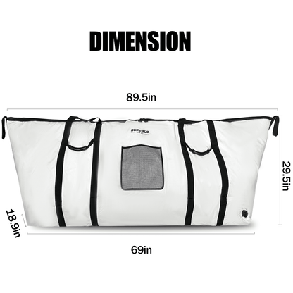 Buffalo Gear 90" Heavy-Duty Fish Cooler Bag with YKK Zipper