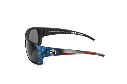 Skeleton Optics Outlaw American Flag Polarized Fishing Sunglasses