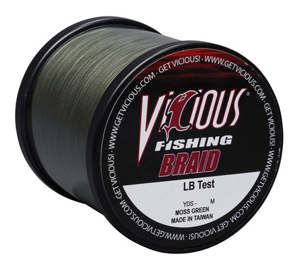 Vicious Standard Green Braid - 30 Lb Test