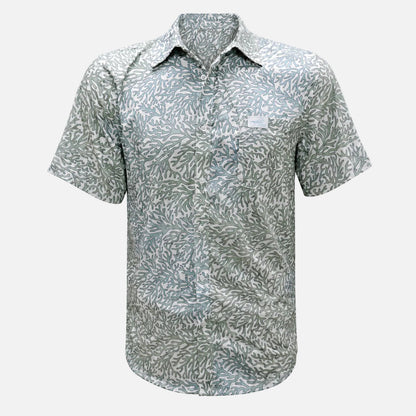 Coral Button Up