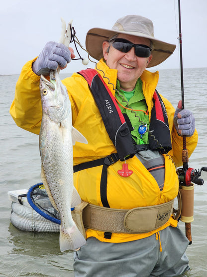 4" White Ice With Built-In Tail Rattle