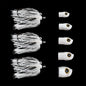 Stack Tackle Skirted Screwy Head Jigs