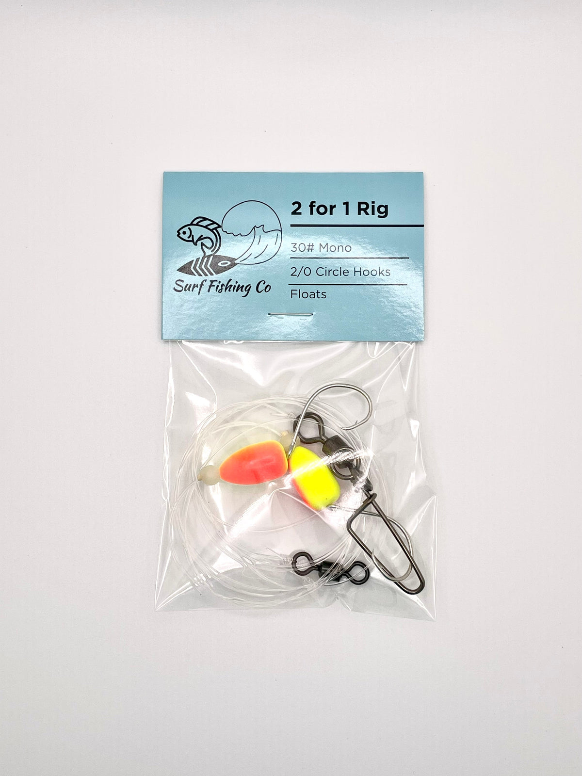 Surf Fishing Co. 2 For 1 Sand Flea Float Rig