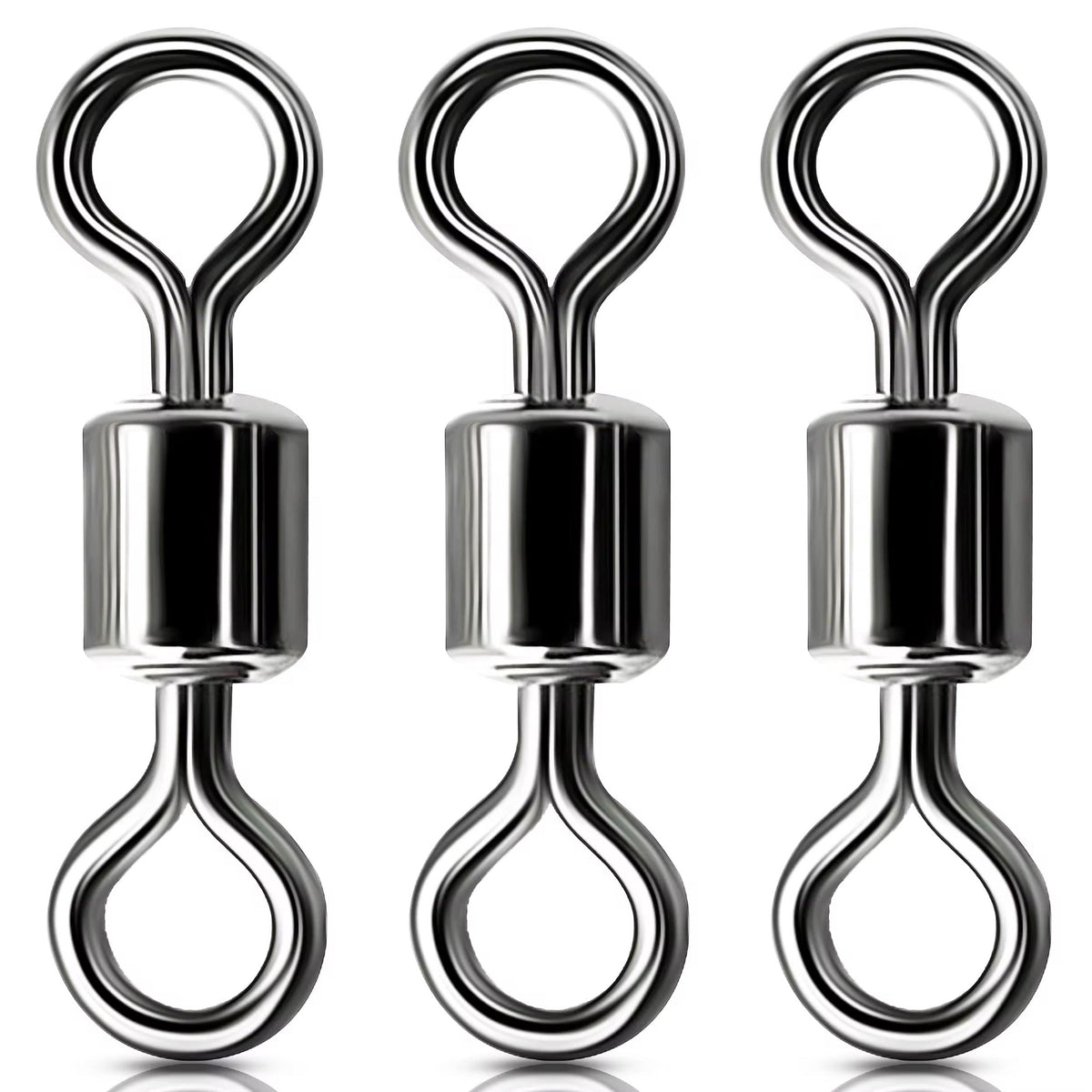 Surf Fishing Co. Rolling Barrel Swivels – 40 Pack
