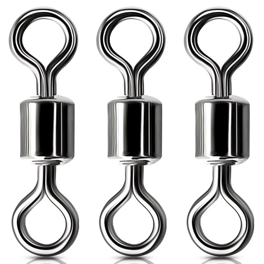Surf Fishing Co. Rolling Barrel Swivels – 40 Pack