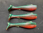 4.5” VIP “Motor Oil and Red” Swim Bait (Single Bait)