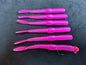 4" (Clack Cerise) Steelhead Worms (6 Pack)