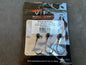 1/8 oz Black Jig Head. 1/0 2x Strong Hook with Worm Keep (3 Pack)