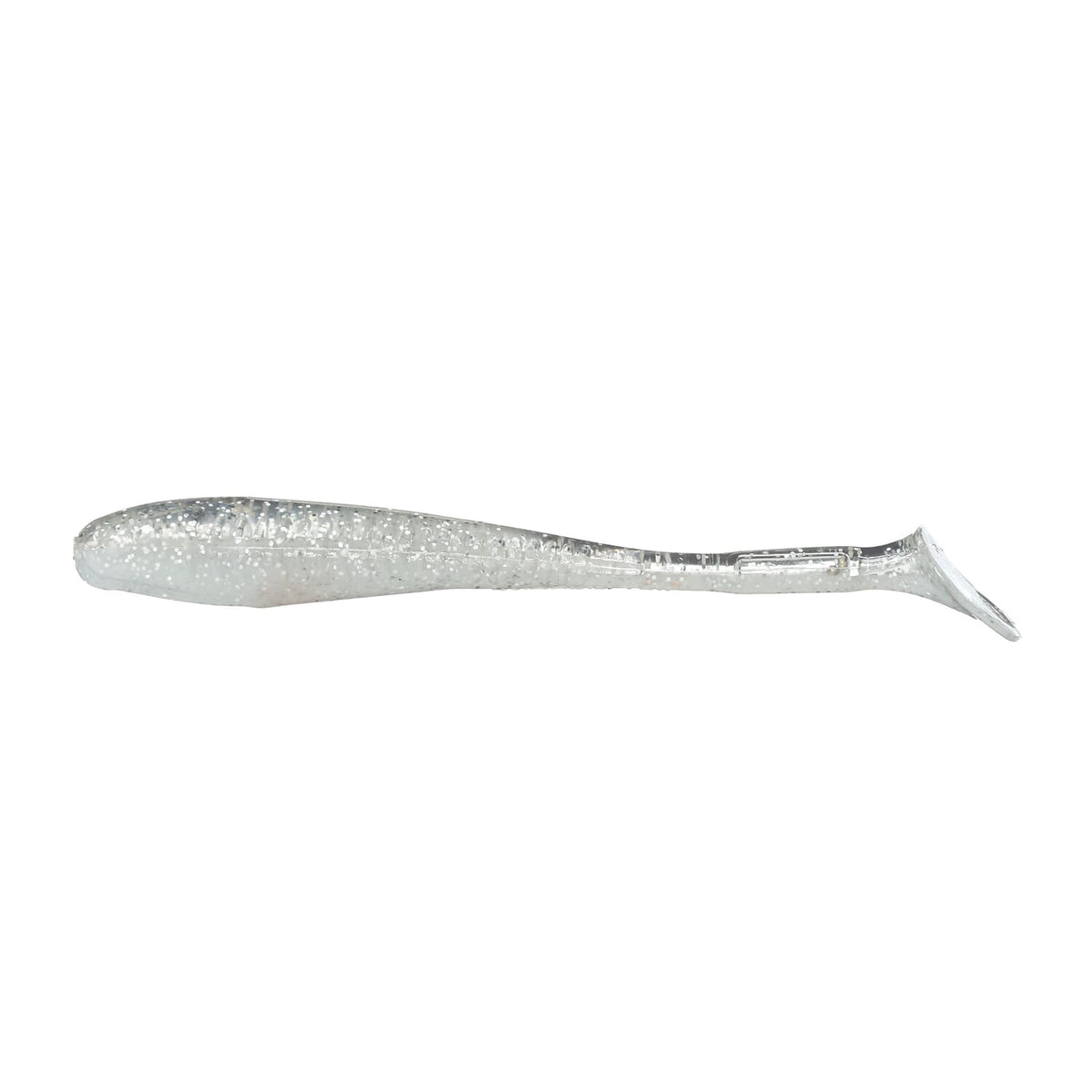 4" White Ice With Built-In Tail Rattle