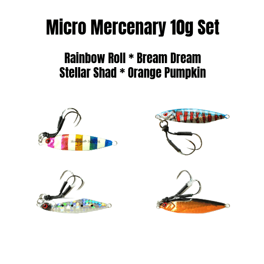 Submission Mercenary Micro Slow Pitch Jigs 4-Pack – 10g & 15g
