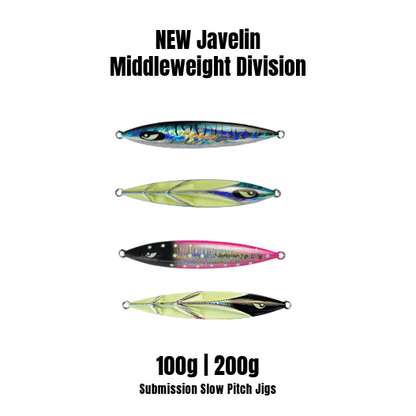 Submission Fishing Co. Javelin Slow Pitch Jig 100g & 200g