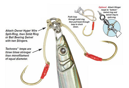 Owner Dancing Stinger Assist Hooks