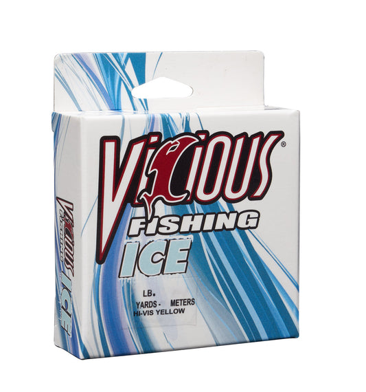 Vicious Ice Hi-Vis Yellow Mono - 2 Lb Test