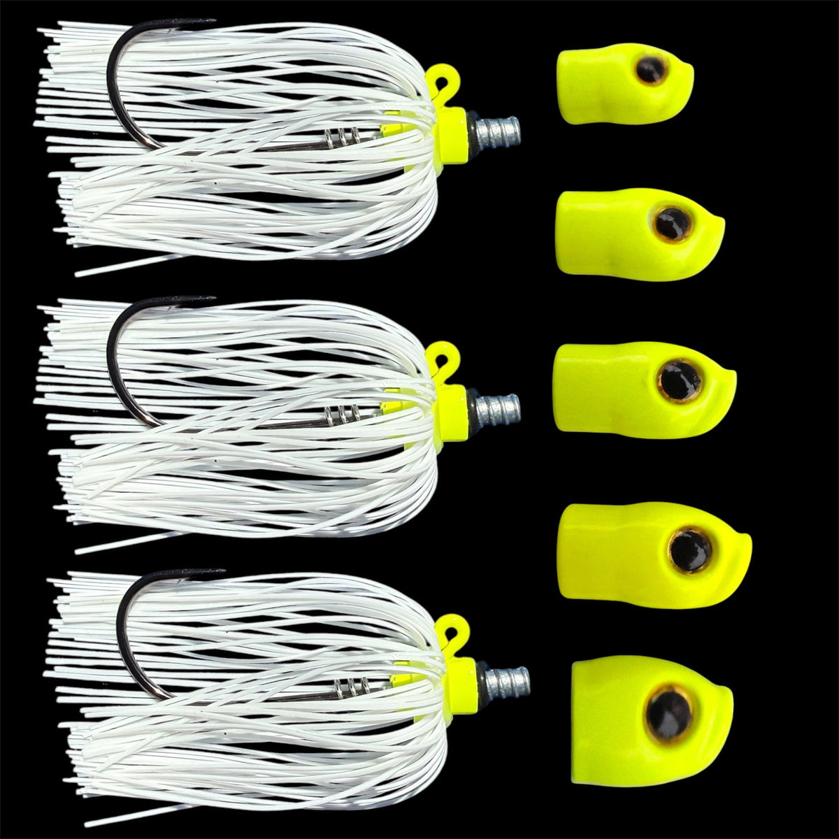 Stack Tackle Skirted Screwy Head Jigs