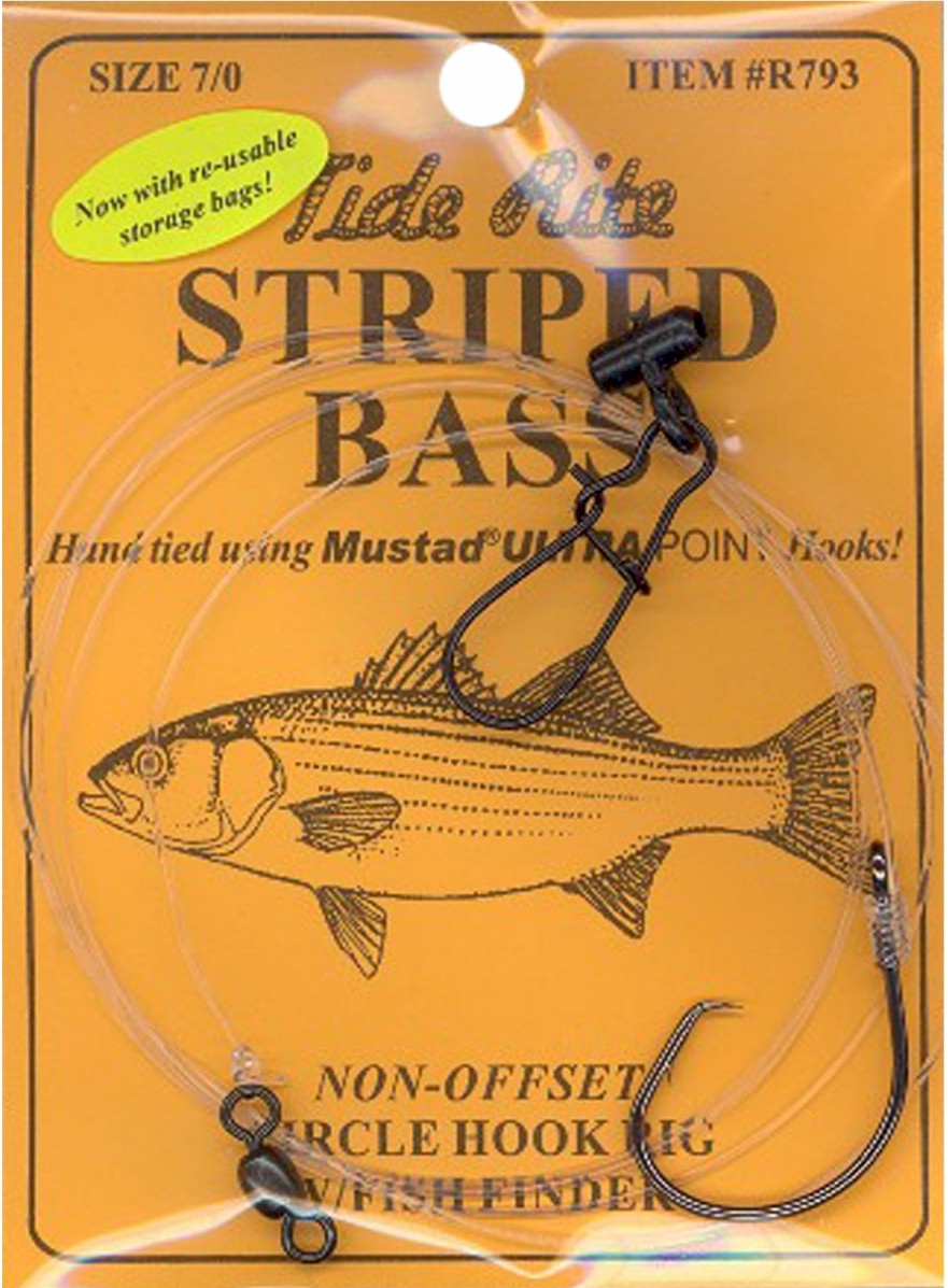 Tide Rite Striped Bass Fish Finder Circle Hook Rig