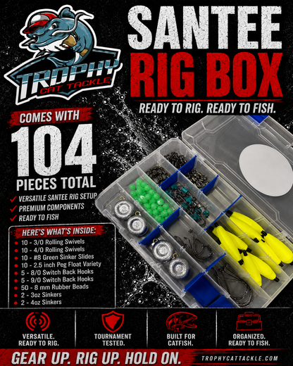 Santee Rig Catfish Tackle Box | Trophy Cat Tackle