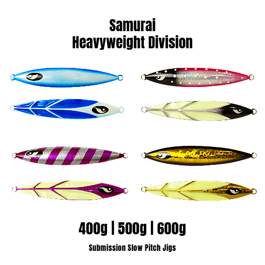 Submission Fishing Co. Samurai Slow Pitch Jig 400g–600g