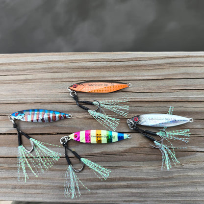 Submission Mercenary Micro Slow Pitch Jigs 4-Pack – 10g & 15g
