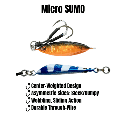 Submission Sumo Micro Slow Pitch Jigs 4-Pack – 10g & 15g