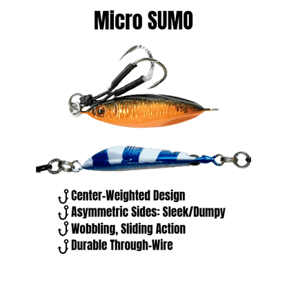 Submission Sumo Micro Slow Pitch Jigs 4-Pack – 10g & 15g