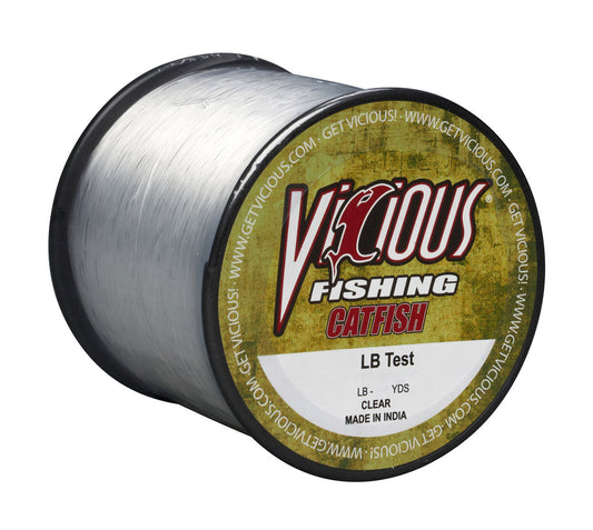 Vicious Catfish Clear Mono - 20 Lb Test