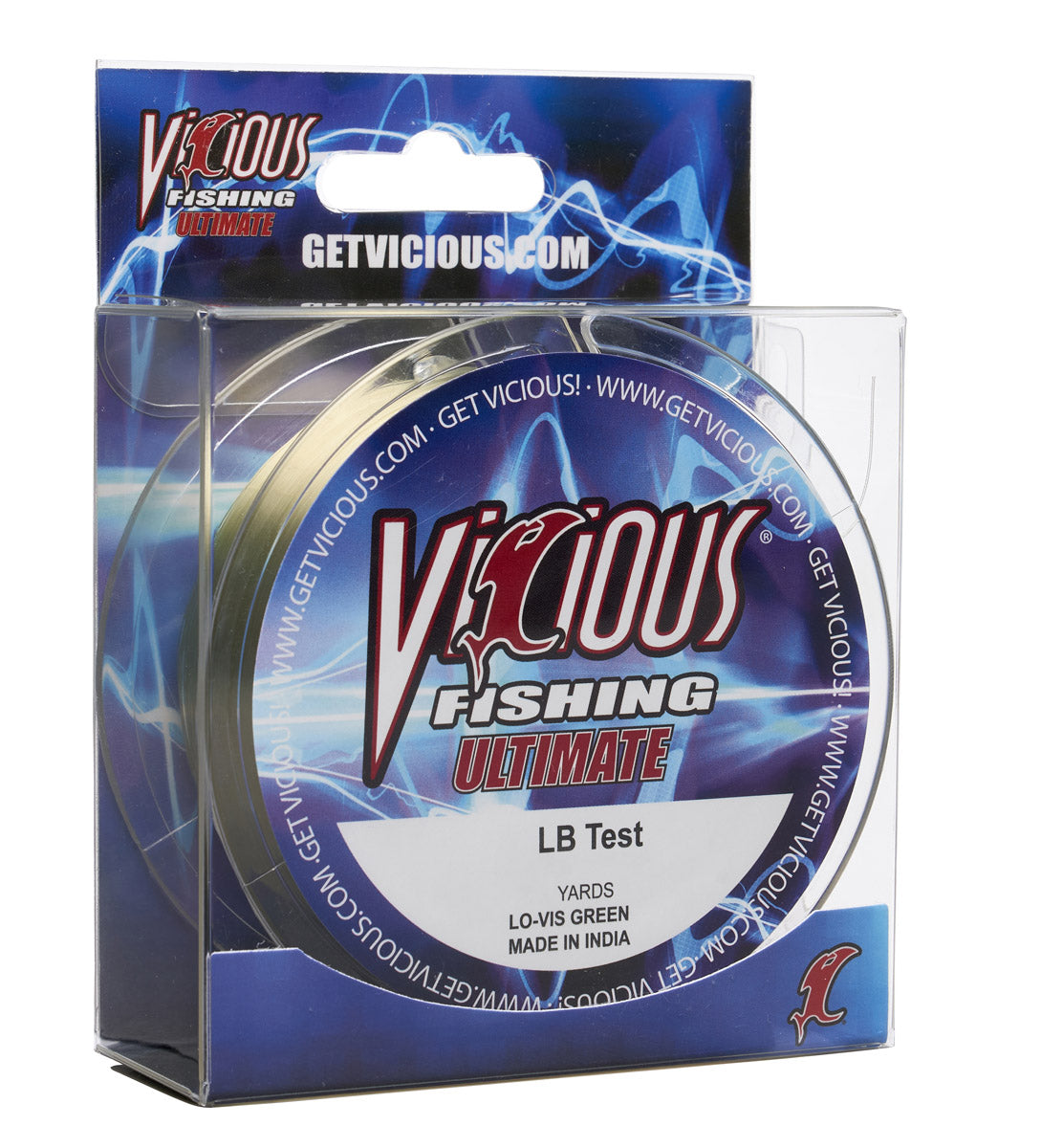 Vicious Ultimate Lo-Vis Green Mono - 4 Lb Test