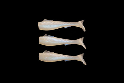 3.5” VIP “Glow/Pearl” Swim Bait (Single Bait)