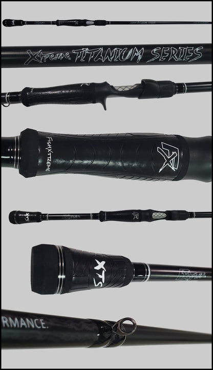 Fish Xtreme WTI72MXF Titanium 7'2" Medium Extra-Fast Casting Rod