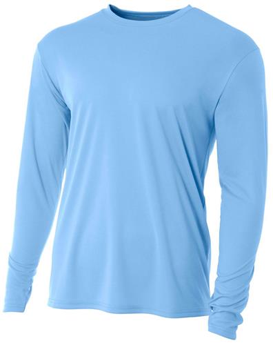 44+ UPF Cooling Performance Long Sleeve Shirts with Logo