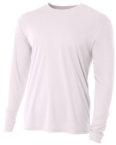 44+ UPF Cooling Performance Long Sleeve Shirts with Logo