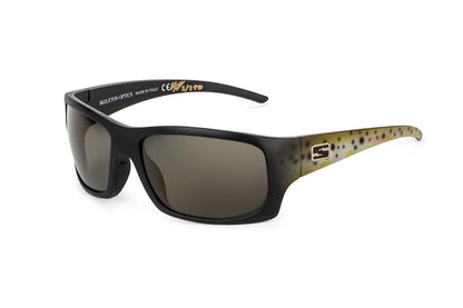Skeleton Optics Outlaw Brown Trout Fishing Polarized Sunglasses
