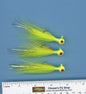 Bucktail Jigs 3 pak with Painted Heads & Eyes 1/8 oz 3 pack