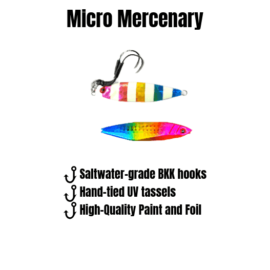 Submission Mercenary Micro Slow Pitch Jigs 4-Pack – 10g & 15g