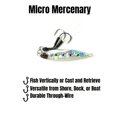 Submission Sumo & Mercenary Micro Slow Pitch Jigs 4-Pack – 10g & 15g