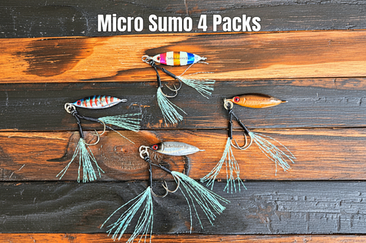 Submission Sumo Micro Slow Pitch Jigs 4-Pack – 10g & 15g