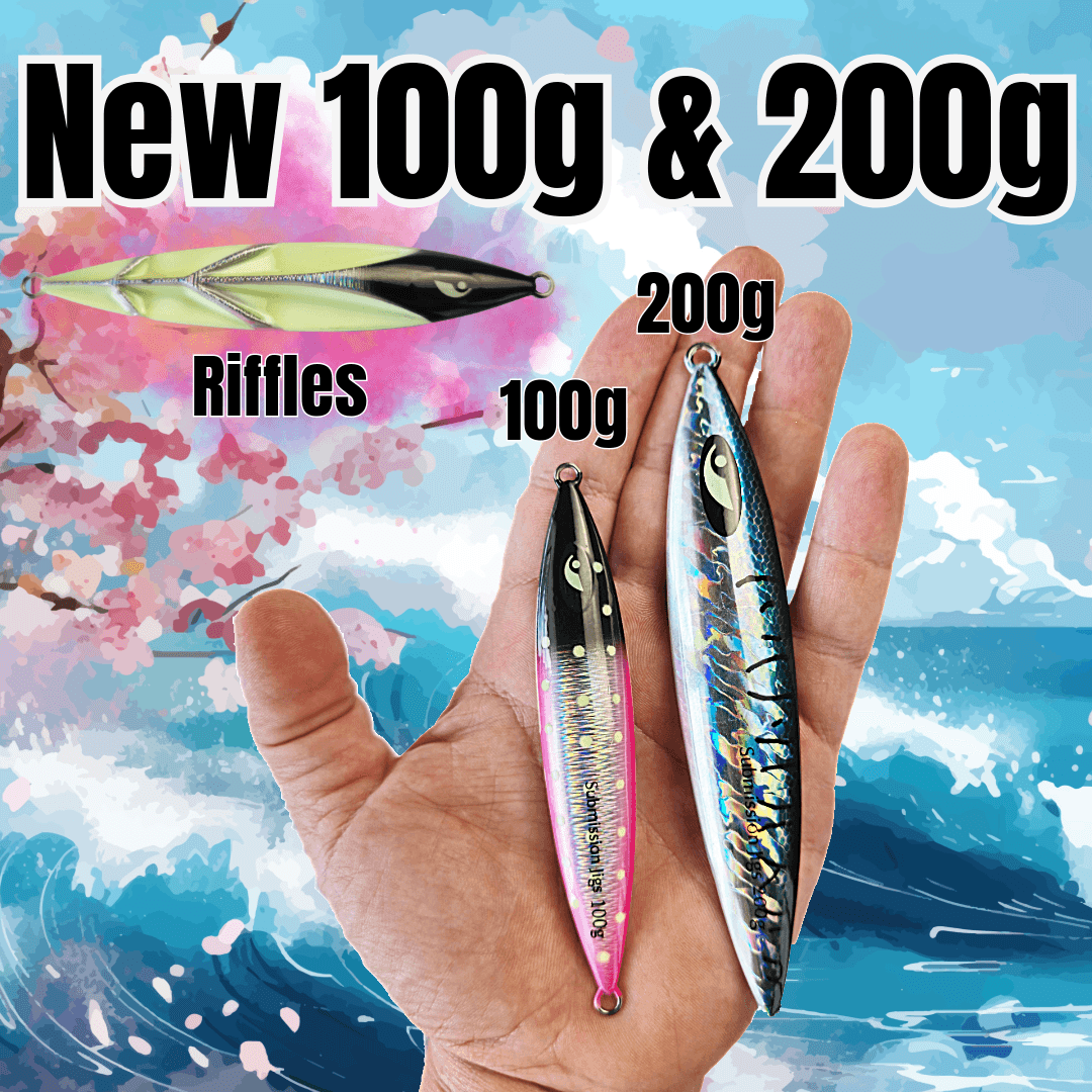 Submission Fishing Co. Javelin Slow Pitch Jig 100g & 200g