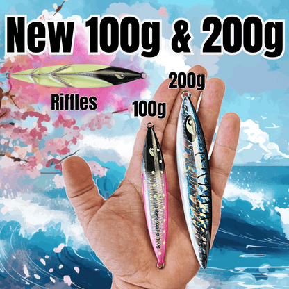 Submission Fishing Co. Javelin Slow Pitch Jig 100g & 200g
