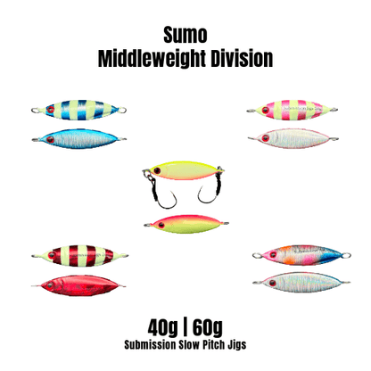 Submission Fishing Co. Sumo Slow Pitch Jig 40g & 60g